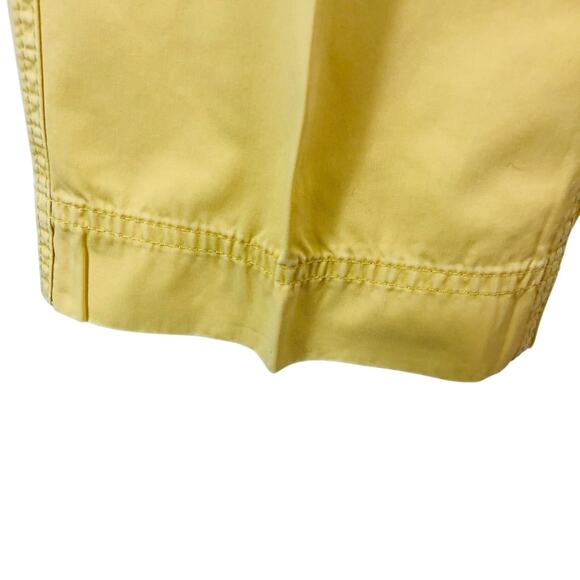 Gap Essential Classic Cut Straight Leg Yellow Khaki Trouser Slant Front Pockets - Picture 5 of 16